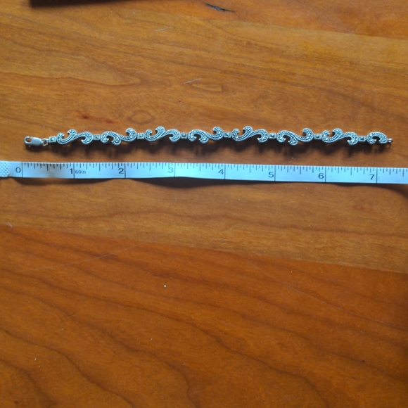 Judith Jack sterling silver marcasite bracelet - Picture 6 of 7